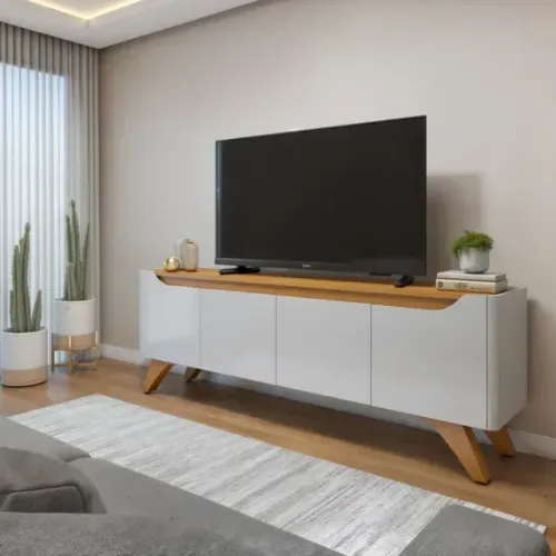 Rack de MDF 1,80 Off White Nature NOVO PRONTA ENTREGA