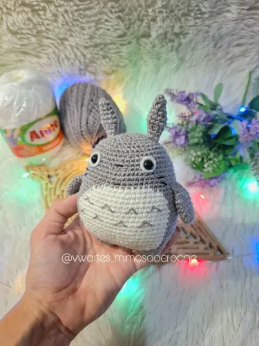 Totoro de Crochê Amigurumi-Pelúcia Artesanal
