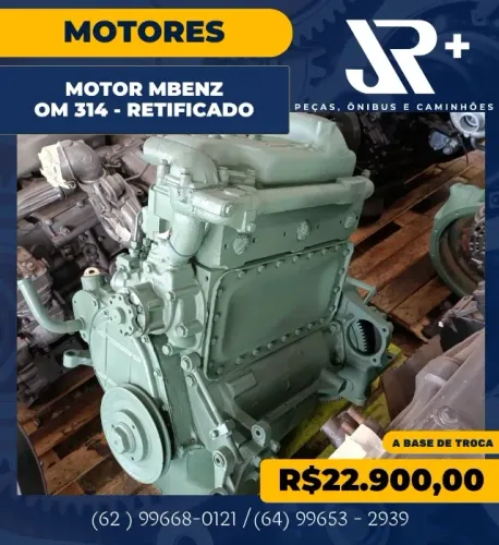 Motor Mercedes-Benz Retificado OM 314 4 Cilindros
