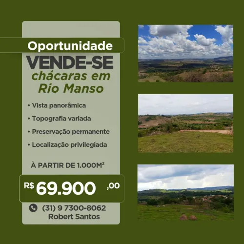 CHÁCARAS EM RIO MANSO