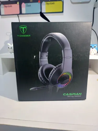 Headset Gamer T-Dagger Caspian com Iluminação RGB