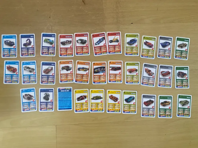 Jogo de Cartas Hot Wheels - Hot Cards (Completo / Mattel)