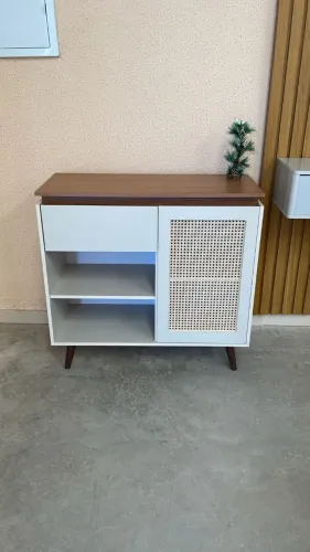 "Elegância e Durabilidade: Conheça o Buffet Bourbon, Fabricado Integralmente em MDF"