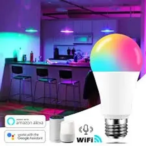 Lâmpadas Inteligentes Rgb Wifi Led Smart Google Alexa Colorida 09w e 10w