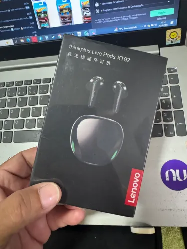 Fone Bluetooth xt92da lenovo fone game Sem atrasos pra sua jogatina diária