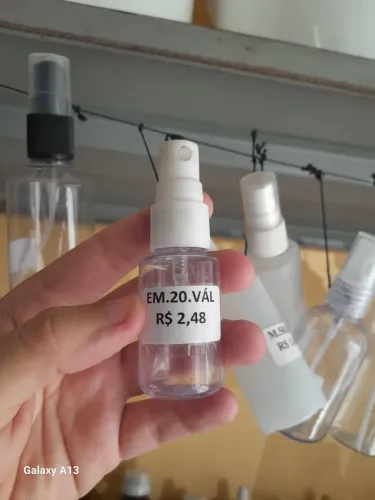 Frasco Spray 20, 30 e 35 ml - Ideal para Álcool Gel e Perfumes