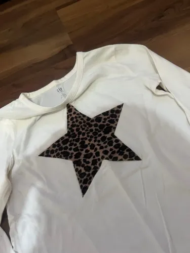 Camiseta infantil manga longa Gap