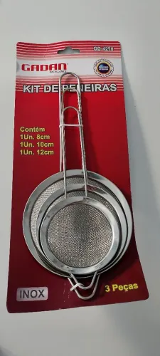 Peneiras Kit (8, 10, 12cm) - Gadan Excellence
