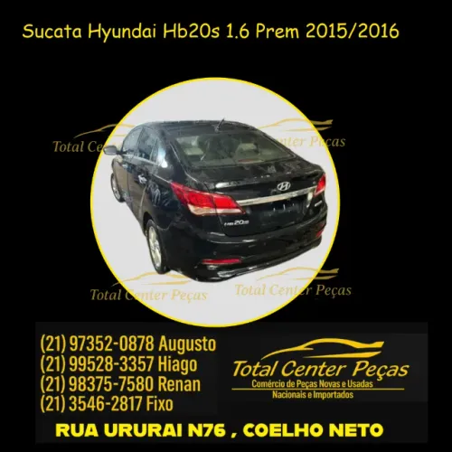 Mala Hyundai Hb20s 1.6 Prem 2015