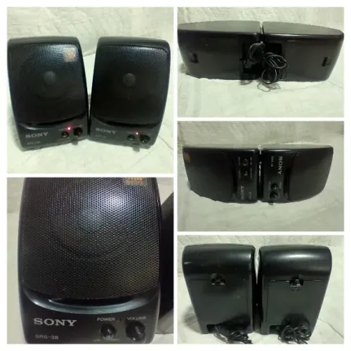 Sony Srs-38 Caixa De Som Mini-Vintage-(Para Colecionadores) (Usado)