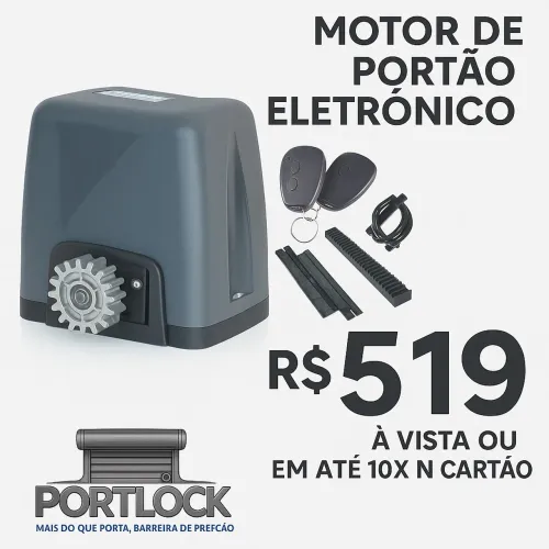 MOTOR DE PORTÃO ELETRÔNICO - ROSSI DZ NANO TURBO ou PECCININ GATTER