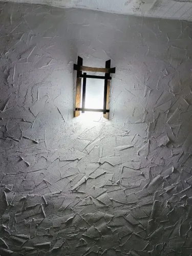 Arandela luminária de parede oriental estilo portal rustico madeira sala hotel pousada art