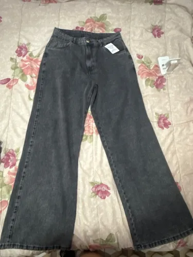 Calça jeans preta, TAM 44