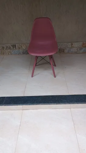 Cadeira salão rosa