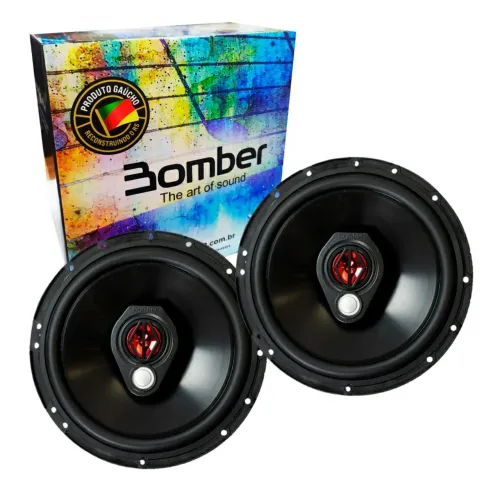 Par Alto Falante 6 Polegadas Triaxial Bomber 50 W Rms 4 Ohms
