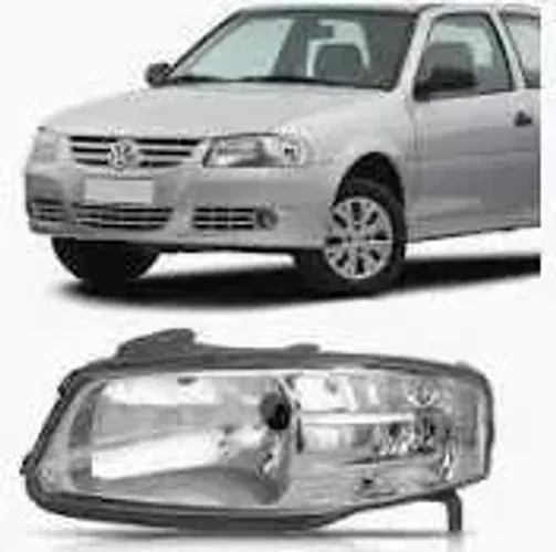 FAROL GOL G4 CROMADO ESQUERDO