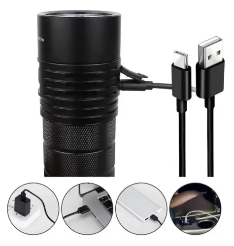 Lanterna Sofirn Sp36 Pro Led 8000 Lumens Com 3 Baterias