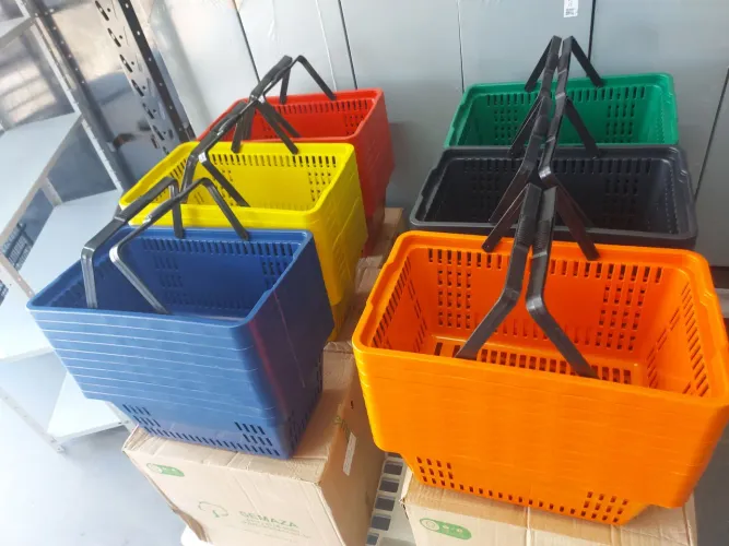Cesta de mercado preço imbatível loja centeraco itapua