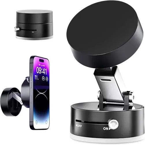 Suporte magnético para celular, sucção a vácuo , suporte magnético carro/espelho/academia