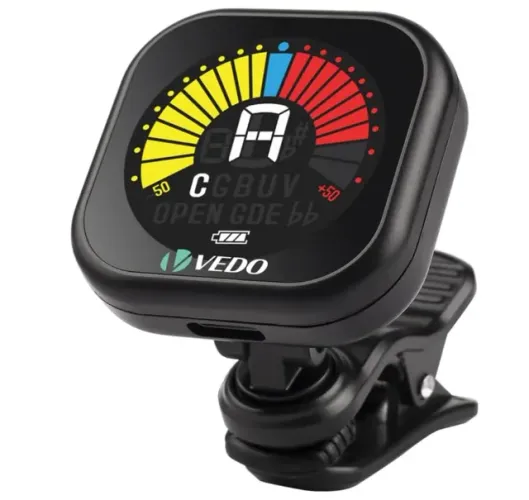 AFINADOR VEDO RECARREGAVEL DIGITAL CROMATICO VD-TUNER
