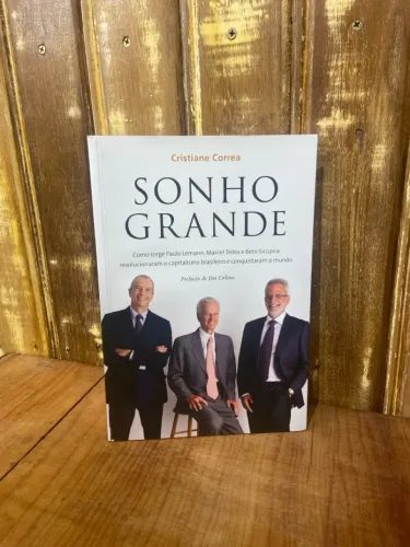 Livro SONHO GRANDE | DONARELIQUIAS 