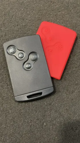 Capa Silicone Chave Cartão Renault Captur Fluence 