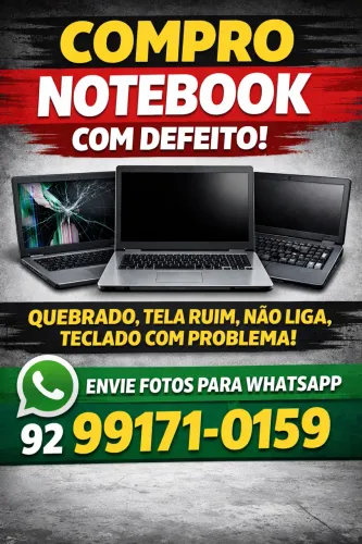 Notebook Com Defeito