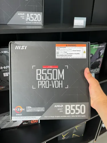 PLACA MÃE MSI B550M PRO VDH 