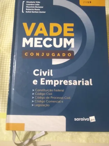 Livro de Direito Vade Mecum 2019 Civil e Empresarial Saraiva