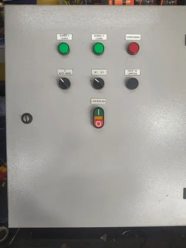 Quadro de comando para 2 bombas de 7,5 cv bifásico 