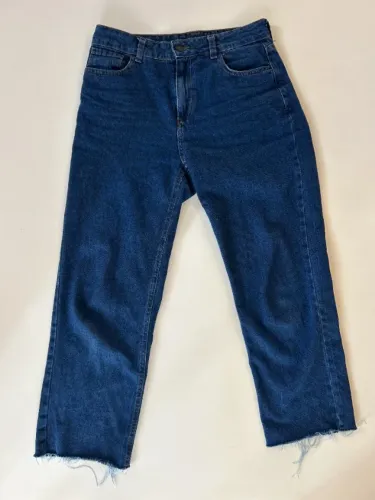calça jeans reta tam 38