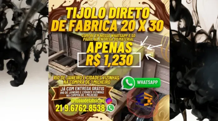 tijolo 8 furos promoção de fábrica 