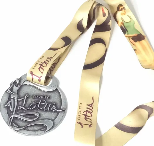 Medalha Corrida Feminina Circuito Lotus