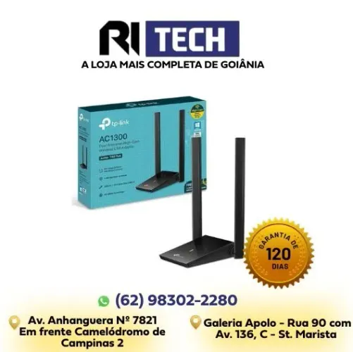 Adaptador Wi-Fi Usb Dual Band TP-Link Archer T4U Plus Ac1300