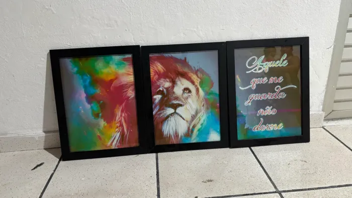 Quadro decorativo vidro