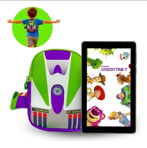 Tablet Infantil Positivo Vision Tab 7 Disney Toy Story 64GB 3GB RAM