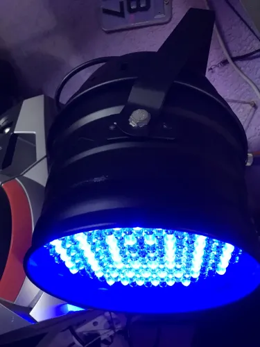 CANHÃO PAR LED 4 Unidades  frte, baixo consumo. Ideal pra festa, DJ, bar, igreja.
