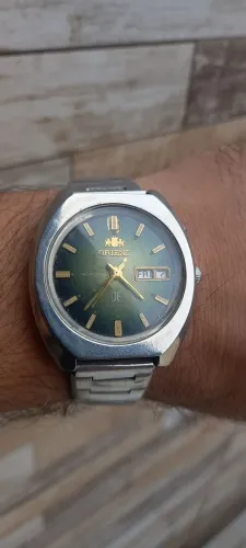 Relógio orient JF automático verde 