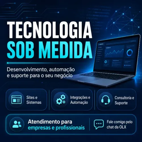 Desenvolvimento de Sistemas, Sites e Suporte em Tecnologia