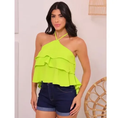 blusa de tiras