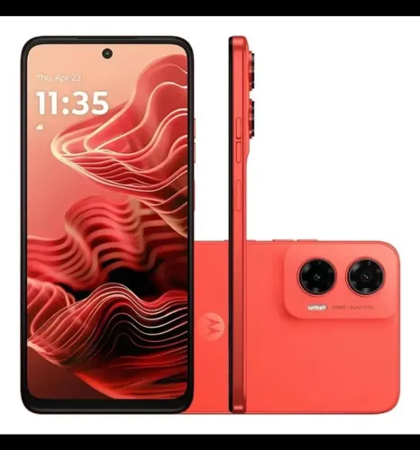 Vendo moto G35 coral, semi novo,poucas marcas de uso, ainda na garantia de fábrica