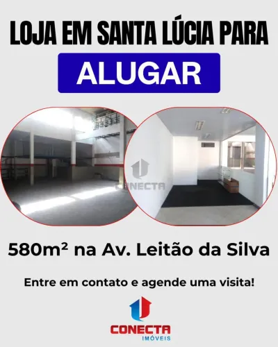 Loja com 2 andares para alugar em Santa Lúcia, Vitória/ES! Av. Leitão da Silva