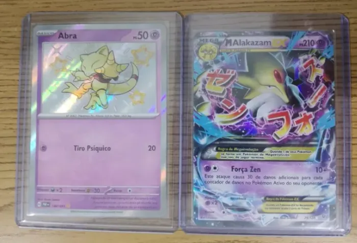 Lote com 2 Cartas Raras Pokémon TCG