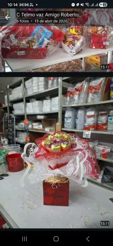 Loja doces descartáveis 