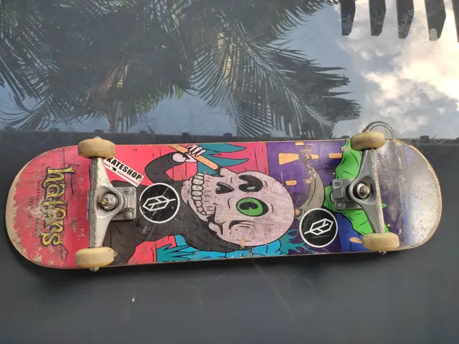 Skate montado,com alteração