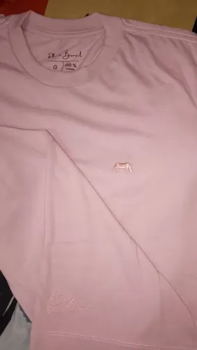 Camisa gola careca e camisa polo e bermudas 100% algodão