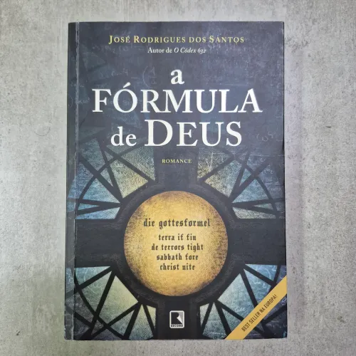 LIVRO A FÓRMULA DE DEUS JOSÉ RODRIGUES DOS SANTOS EM ÓTIMO ESTADO ROMANCE