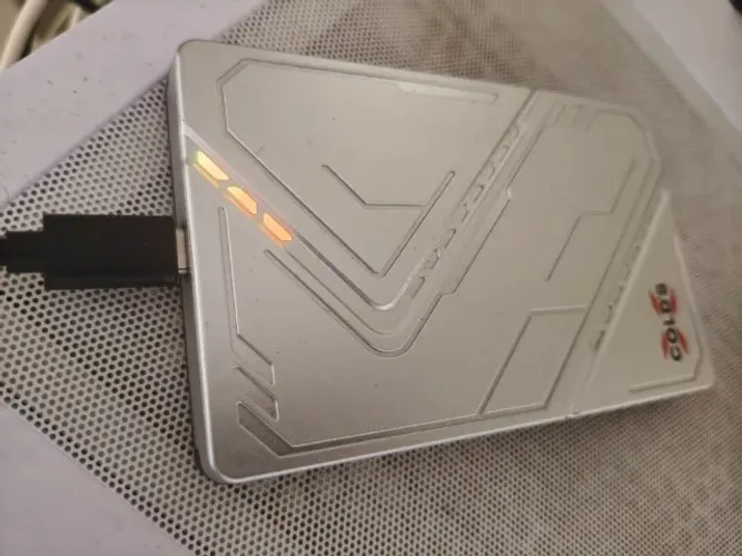HD externo 500gb com RGB - excelente estado