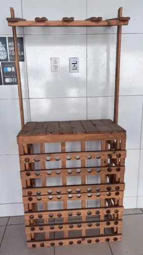 Barraca de pallet desmontável 