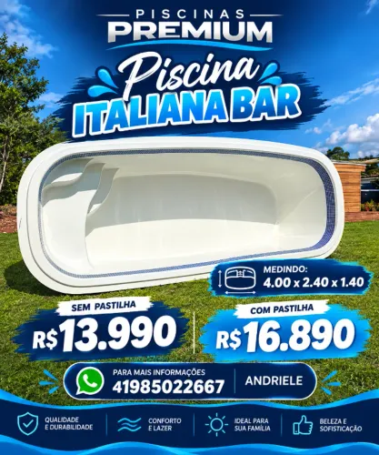 Piscina italiana bar